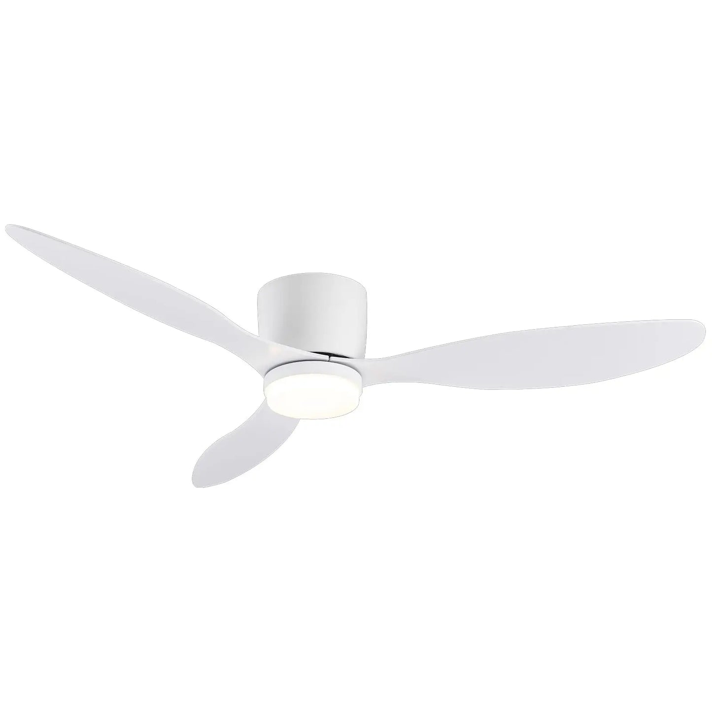 Modern Simplicity 52-inch Ceiling Fan with Light Strong Wind Electric Household Fan with Remote Control for Restaurant