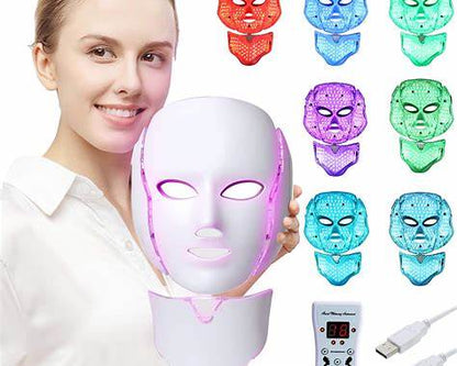 Masque LED Visage – Soin Réparateur et Rajeunissant