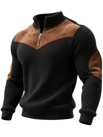 Pull Thermique Homme à Capuche et Fermeture Éclair Intégrale