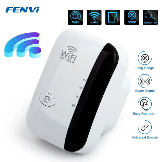 📶 FENVI – Répéteur WiFi Sans Fil 300 Mbps  Extension WiFi longue portée – Amplificateur WiFi – 802.11n