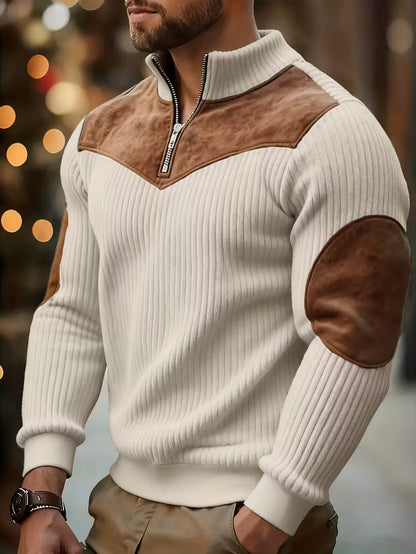 Pull Thermique Homme à Capuche et Fermeture Éclair Intégrale