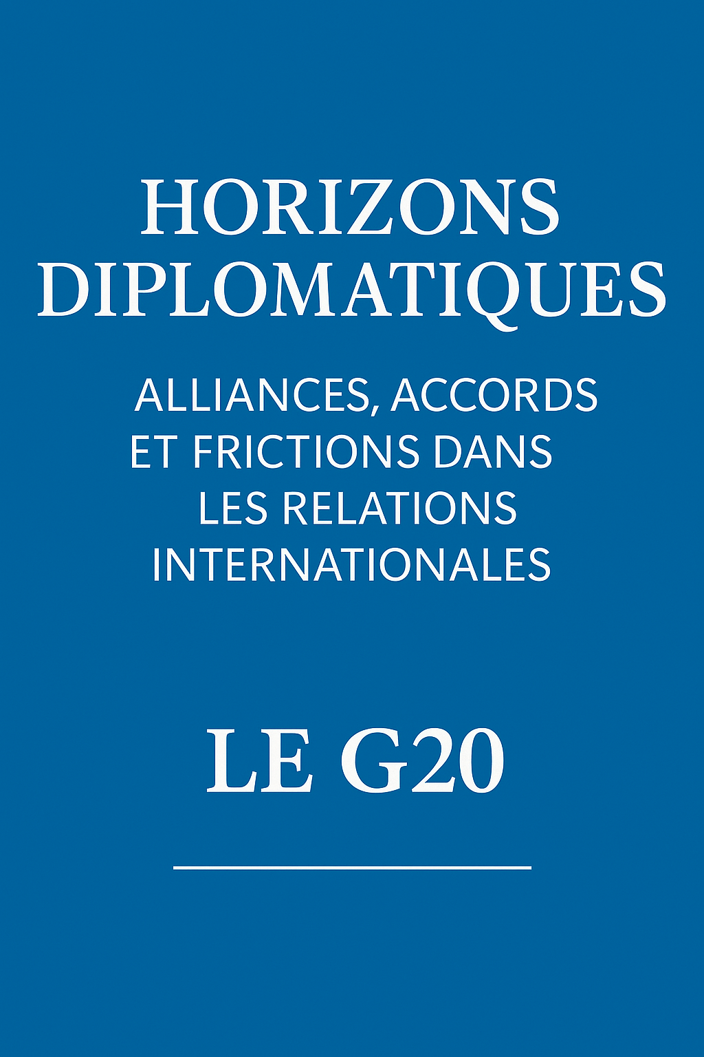 "Horizons Diplomatiques : Alliances, Accords et Frictions I Ebooks Everia Shop