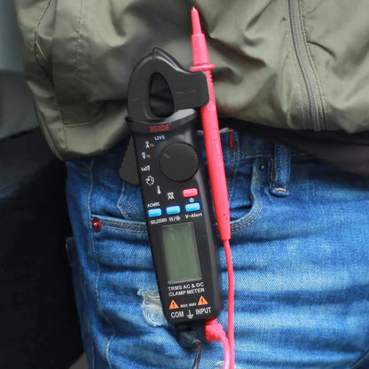 BSIDE ACM91 Digital Clamp Meter 1mA Precision Ammeter Clamp DC AC 100A Professional Multimeter Car Amvoltmeter Tester