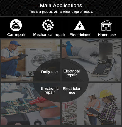 BSIDE ACM91 Digital Clamp Meter 1mA Precision Ammeter Clamp DC AC 100A Professional Multimeter Car Amvoltmeter Tester