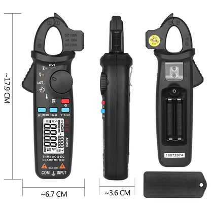 BSIDE ACM91 Digital Clamp Meter 1mA Precision Ammeter Clamp DC AC 100A Professional Multimeter Car Amvoltmeter Tester