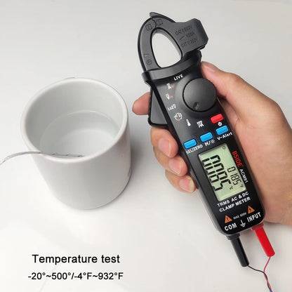 BSIDE ACM91 Digital Clamp Meter 1mA Precision Ammeter Clamp DC AC 100A Professional Multimeter Car Amvoltmeter Tester