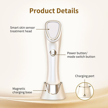 💎 Appareil Beauté LED Visage – Lumière Rouge & Bleue