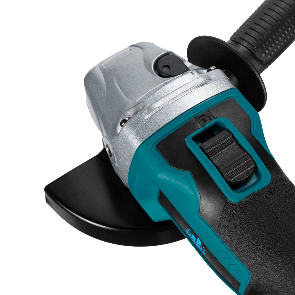 YOFIDRA 125mm Brushless Angle Grinder 14MM Cordless Cutting Polishing Cutting Machine Power Tool For Makita Battery Pin