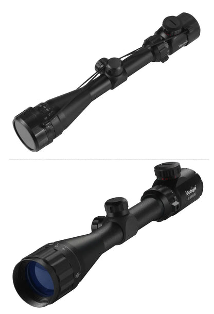 4-16X40 AOEG Rifle Scopes Red and Green Illuminated Hunting Scopes Tactical Optical Scope Riflescopes Airsoft Sight