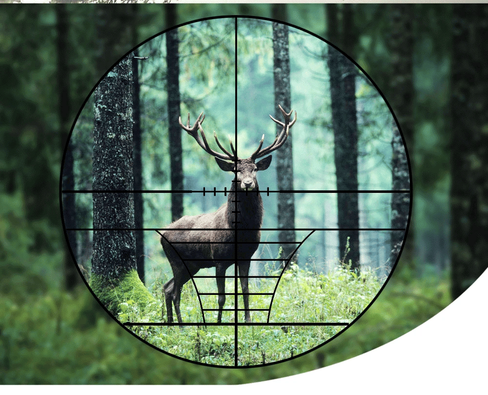 4-16X40 AOEG Rifle Scopes Red and Green Illuminated Hunting Scopes Tactical Optical Scope Riflescopes Airsoft Sight