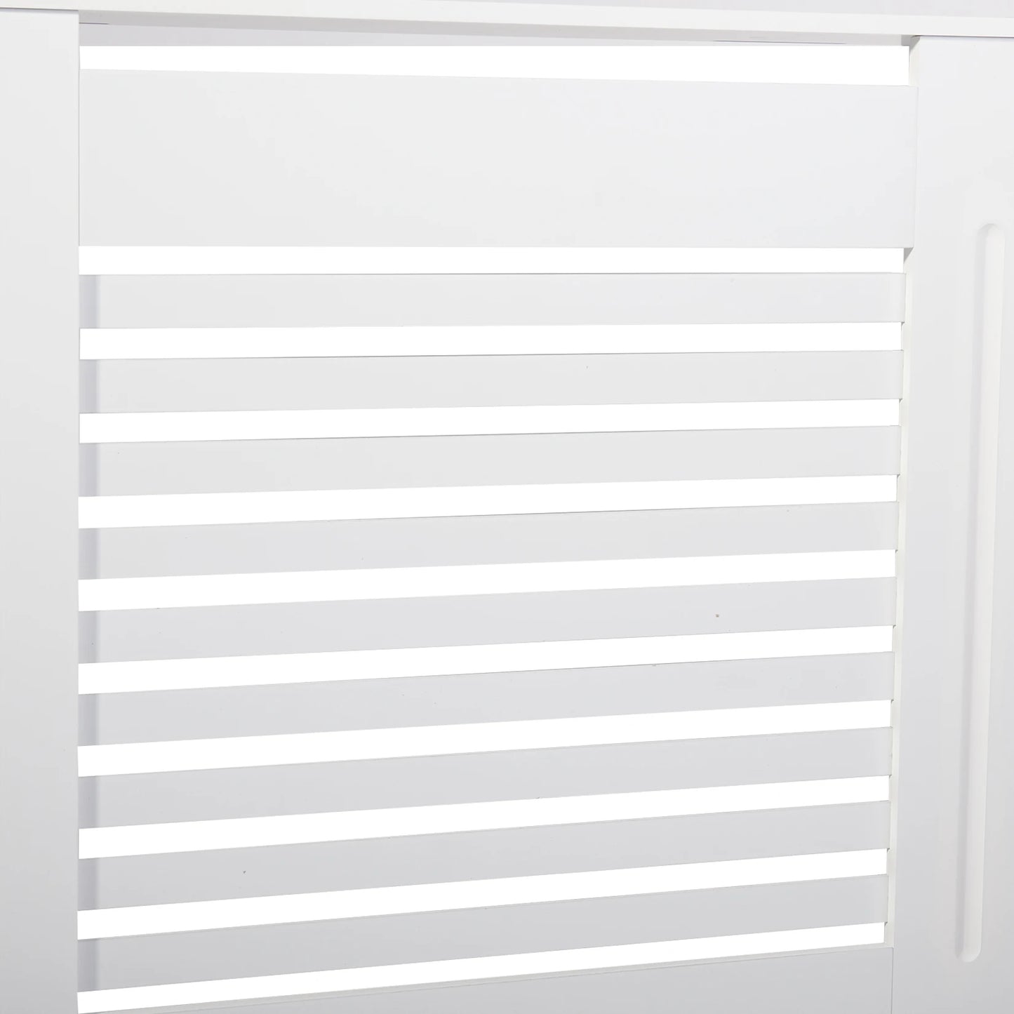 Wood Radiator Cover Cabinet White Horizontal Slat Heater Covers Modern Tall Radiator Shelf