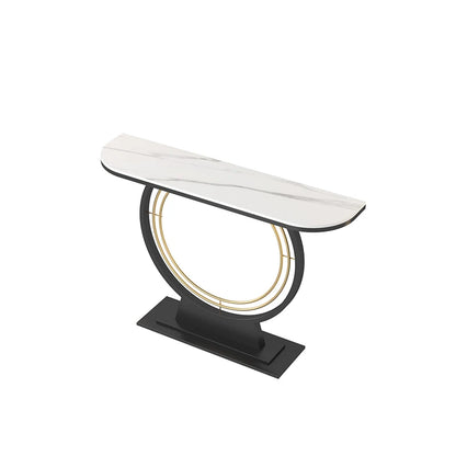 Light luxury rock slab entrance table against the wall Entry entrance cabinet Modern simple ultra-narrow decorative end view tab