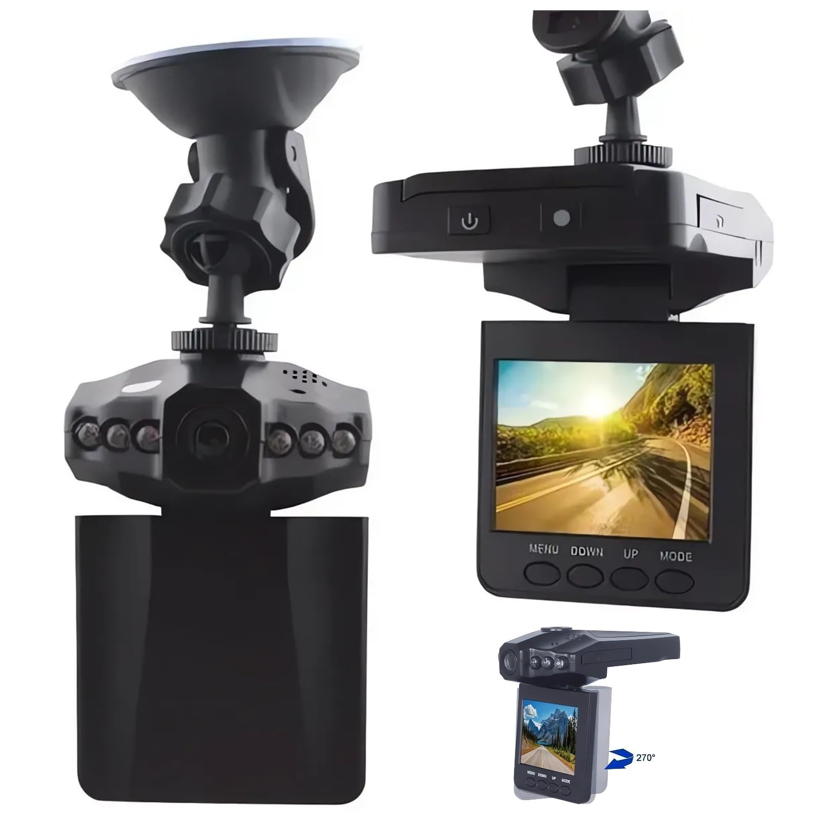 🚗📹 Caméra Embarquée Voiture – Preuve en Cas d’Accident - Everia Shop 