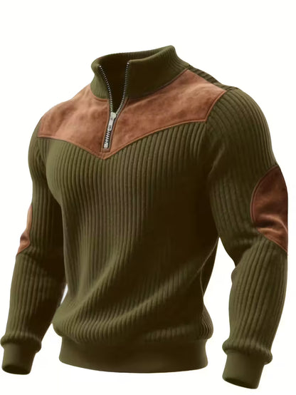 Pull Thermique Homme à Capuche et Fermeture Éclair Intégrale