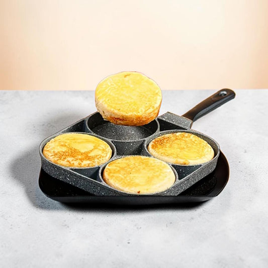 Poêle à Pancakes 4 Compartiments - Everia Shop 