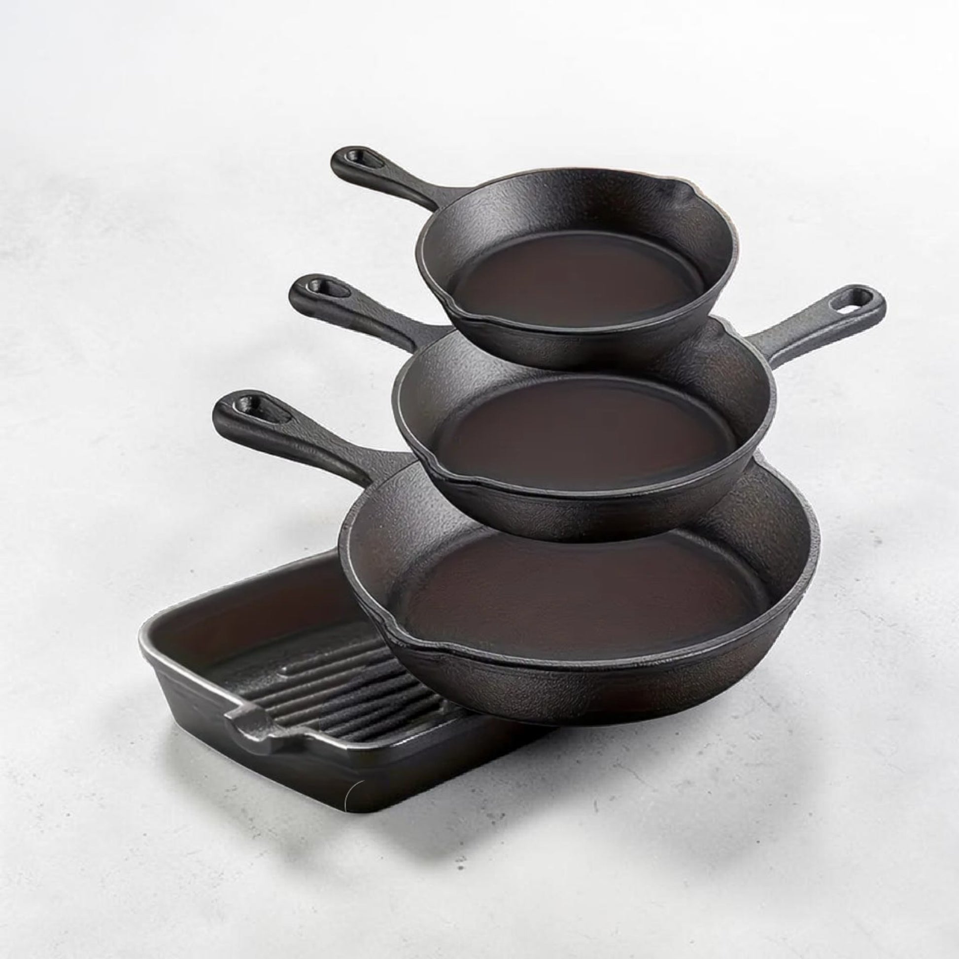 Set de Poêles en Fonte – Cuisson Parfaite - Everia Shop 