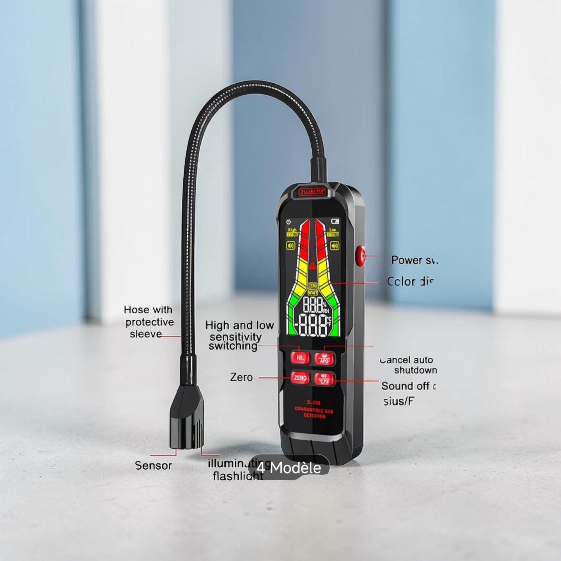 Détecteur de Fuite de Gaz Portable – Sécurité Maison Instantanée - Everia Shop 