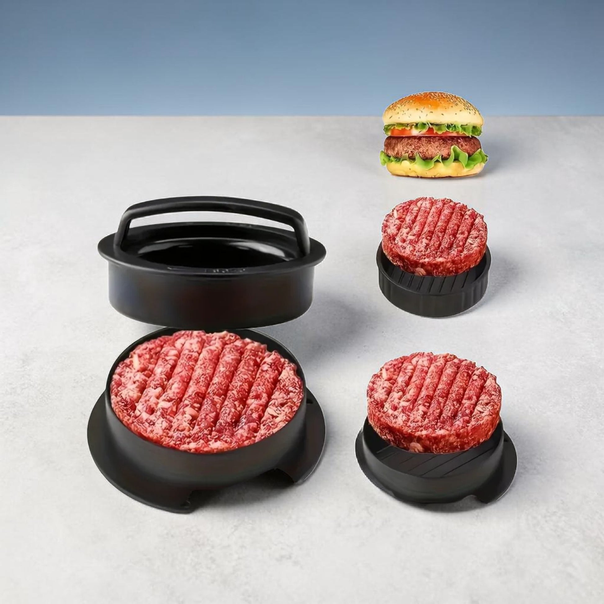 Presse à steak – Burgers parfaits maison - Everia Shop 
