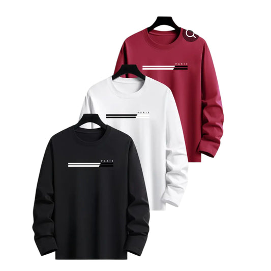 Sweat-shirt Homme Manches Longues “PARIS” - Everia Shop 