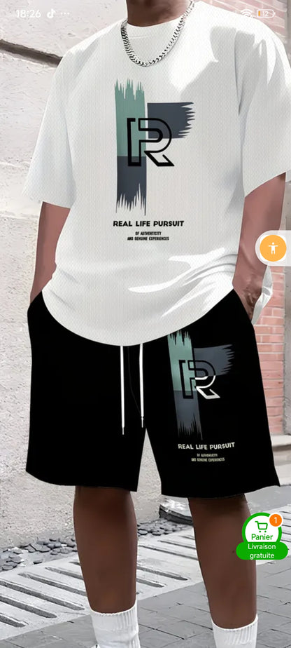 Ensemble tee-shirt+short Homme - Everia Shop 