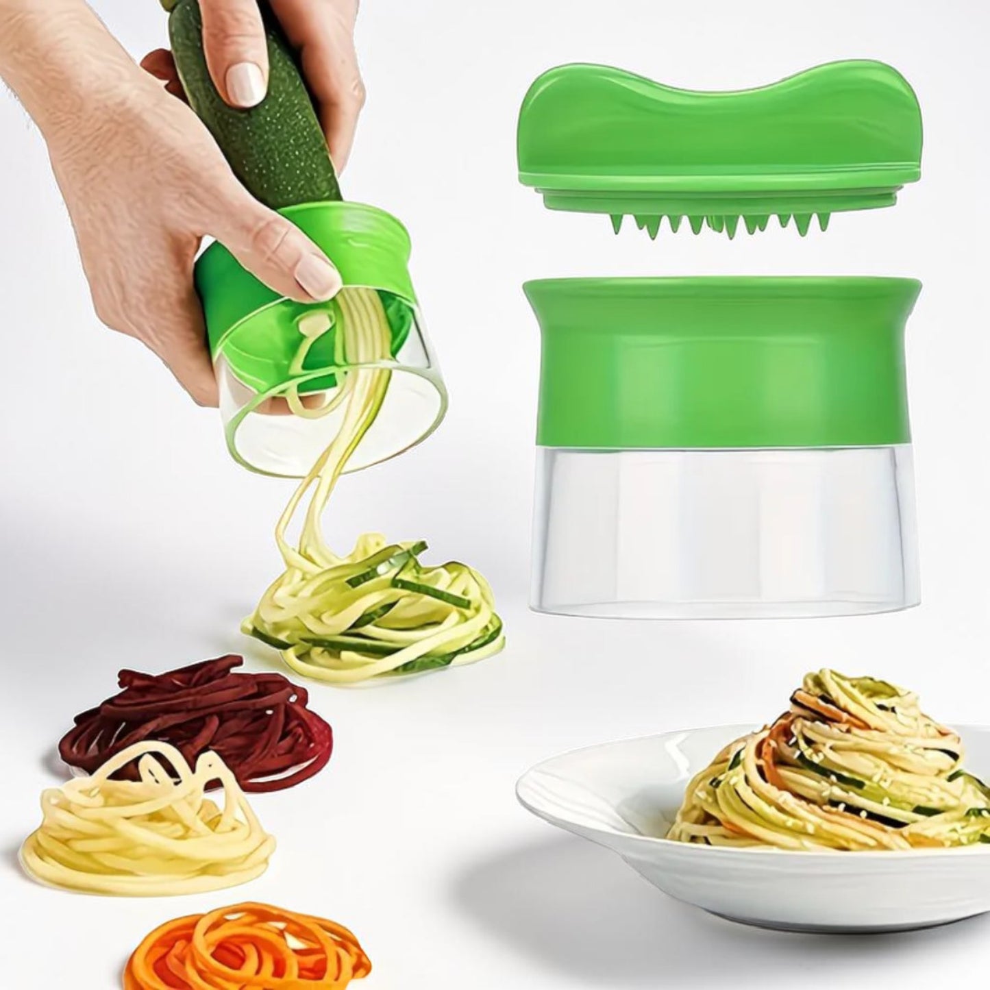 Spirale Coupe Légumes 3-en-1 - Everia Shop 