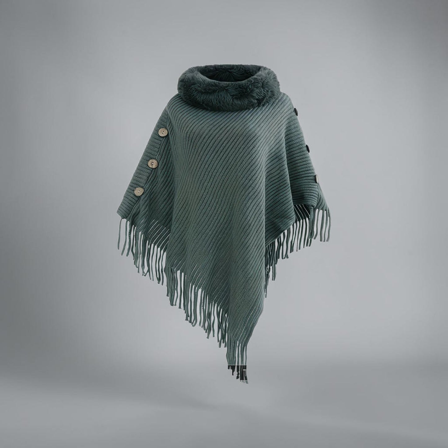 Poncho Femme Hiver – Élégance & Chaleur Premium - Everia Shop 