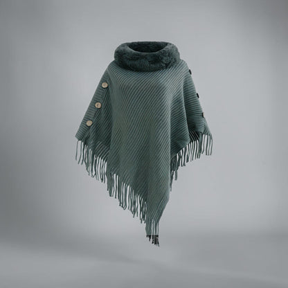 Poncho Femme Hiver – Élégance & Chaleur Premium - Everia Shop 
