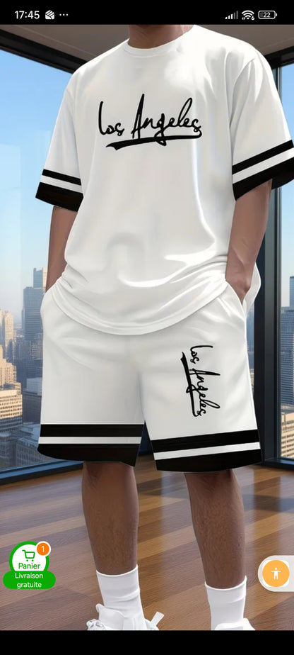 Ensemble tee-shirt+short Homme - Everia Shop 