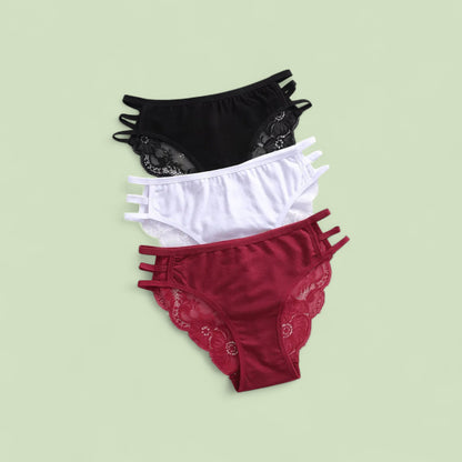 Lot de 3 culottes pour femme - Everia Shop 